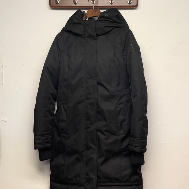 노비스 (우먼) Astrid 블랙 덕 다운 롱 패딩  