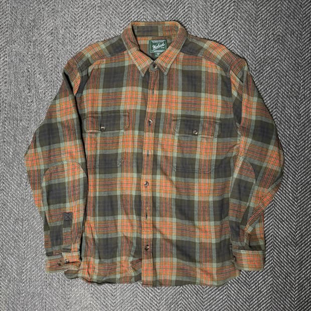 woolrich울리치 체크 남방 긴팔 셔츠 XXL