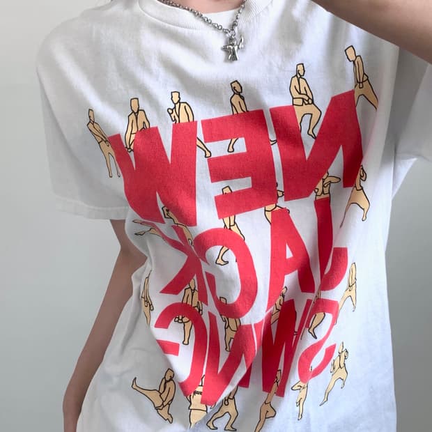 Stussy 스투시 화이트 뉴욕스윙 티셔츠