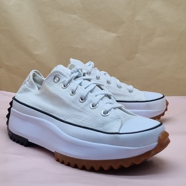 컨버스 런스타하이크 로우 스니커즈 255