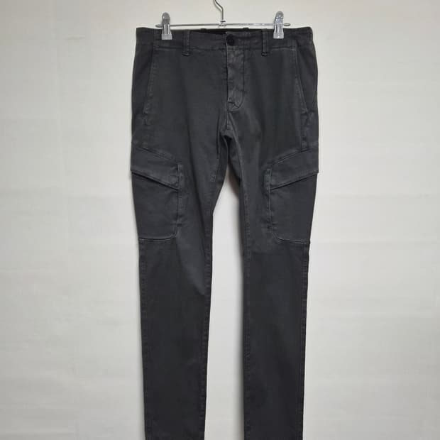 스톤아일랜드StoneIsland 사이드 포켓 블랙 코튼 팬츠 82 P-6