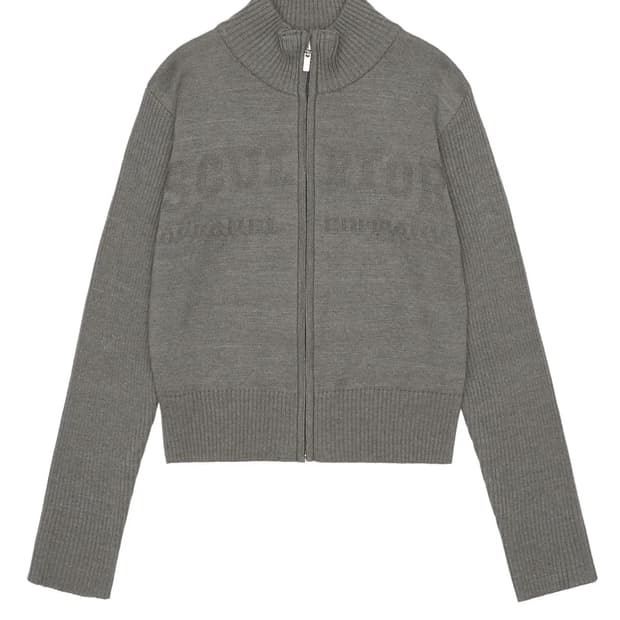 스컬프터 클래식 로고 집업