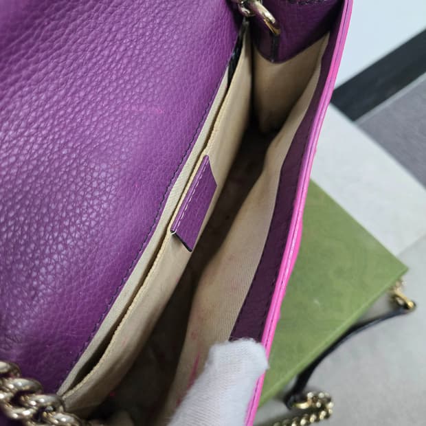 [보증서 정품] 구찌 홀스빗 태슬 체인 크로스백