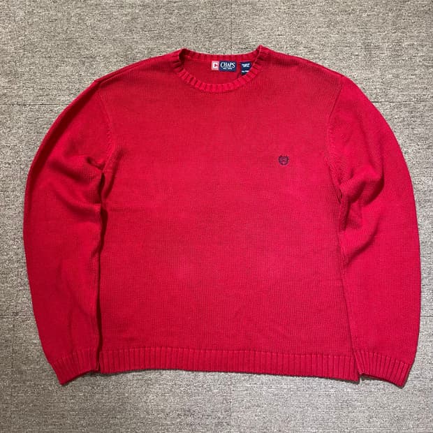 (2XL) CHAPS 챕스 크루넥 니트