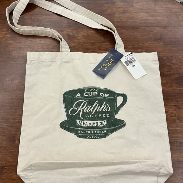 [새제품] 폴로 랄프로렌 랄프스 커피 굿즈 에코백