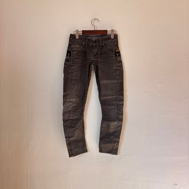 지스타 RAW 로우 27 스판 데님 청바지 지퍼 스키니 JACK 