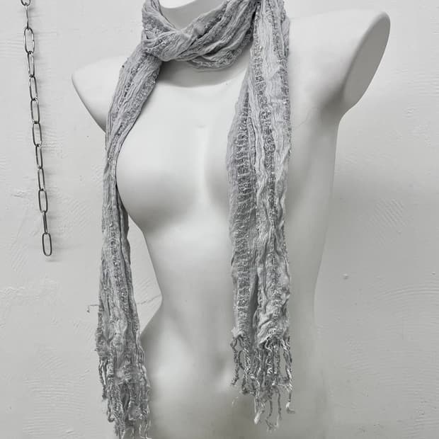 페어리 글리터 디테일 머플러 