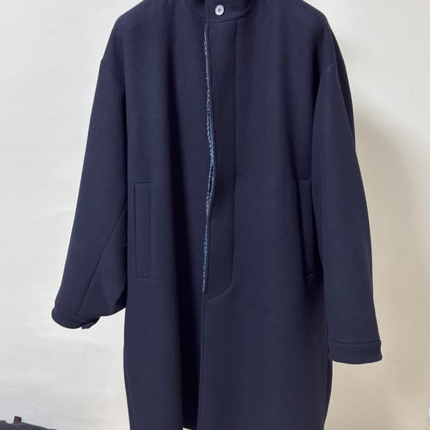 반츠 x 서스테인 서플라이 울 코트: 네이비 / 1