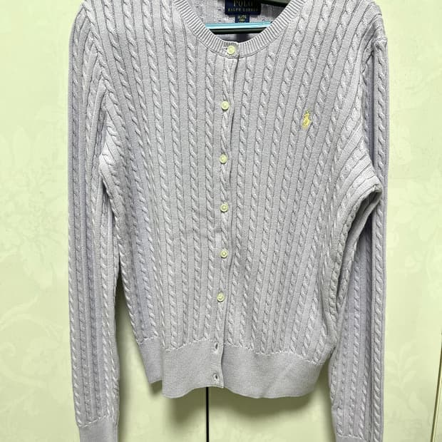 폴로랄프로렌 걸즈 가디건 플라워 퍼플 XL