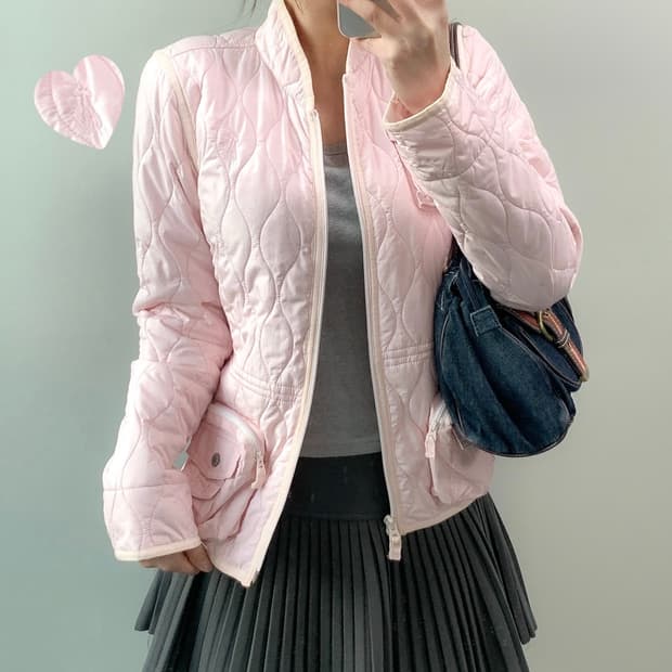 폴로 퀼팅 자켓