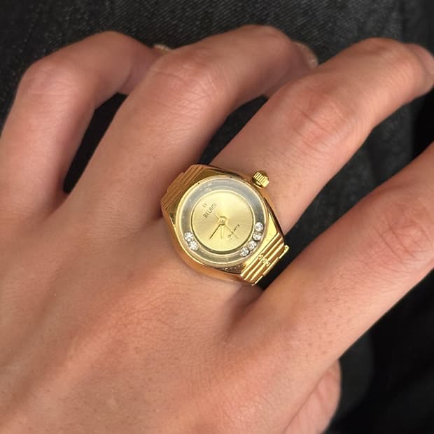 Vintage watch ring