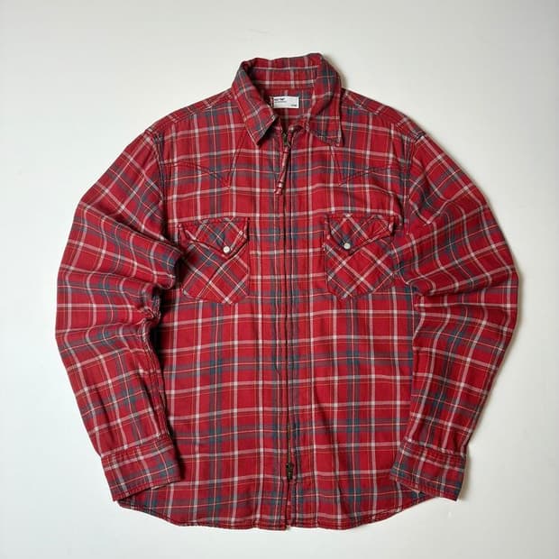 리바이스 00's 레드탭 플란넬 투웨이 집업 셔츠 자켓 PN8256