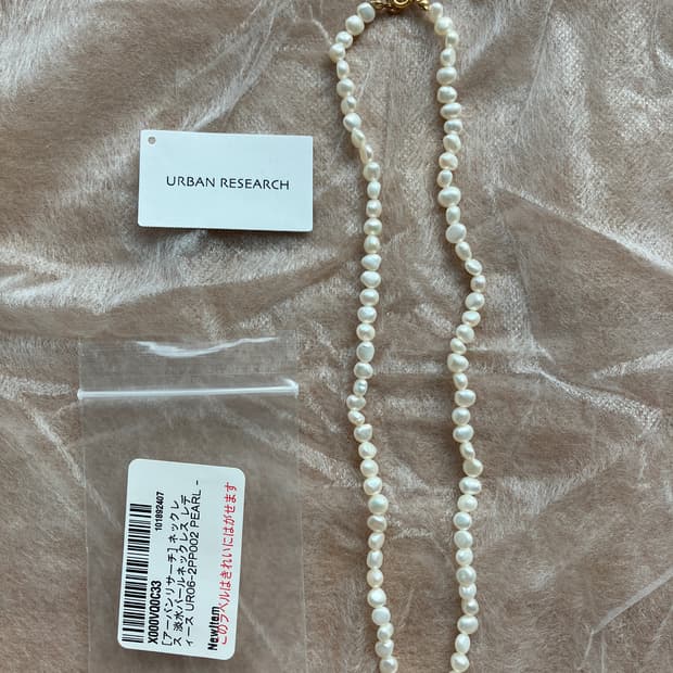 일본 편집샵 어반리서치 진주 목걸이
