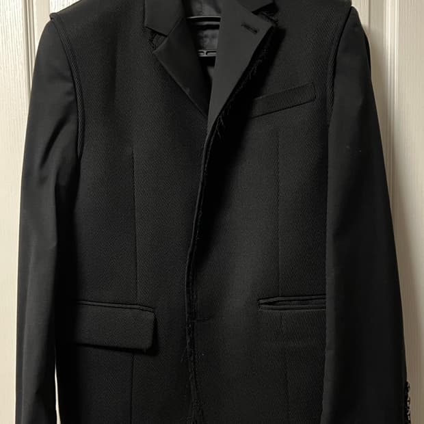 stu 컷오프 레이어드 블레이저