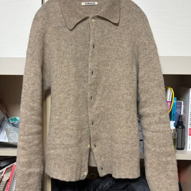 오라리 셰틀랜드 울 캐시미어 카라니트 4사이즈