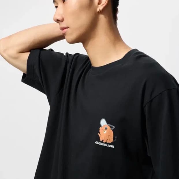 유니클로 체인소맨 티셔츠