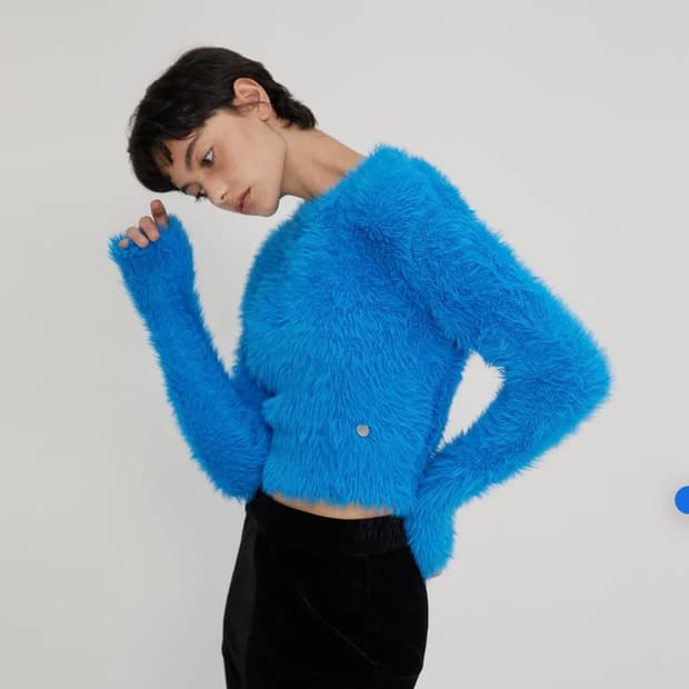 로켓런치 더로켓 퍼 헤어 니트