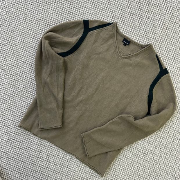 L 캘빈클라인 긴팔 얇은 니트 0424D