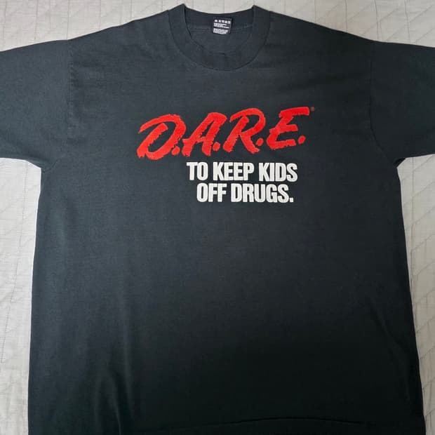 [XL] 90s 빈티지 DARE 티셔츠 블랙 ver. 스크린스타 2