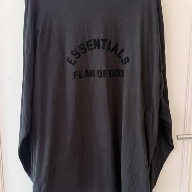 피어오브갓 에센셜(Essential) 블랙 롱슬리브 