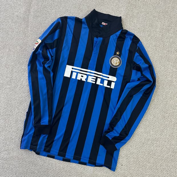 XXL 인터 밀란 빈티지 홈 유니폼 0403D
