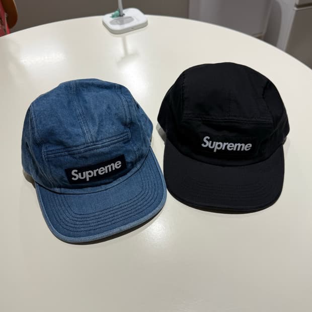 슈프림 5패널 캠프캡