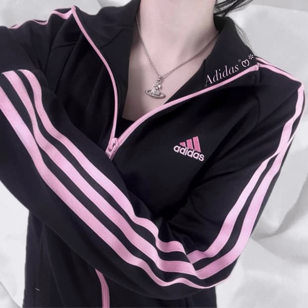 아디다스 블랙핑크 검핑 대대장 빈티지 져지