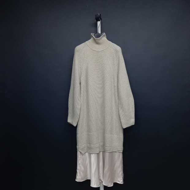 나이스클랍 춘추동 니트 맥시 롱 원피스 F 33-66