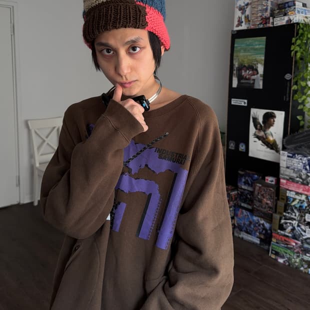 Novadelic 인더스트리얼 사무라이 스웻 셔츠