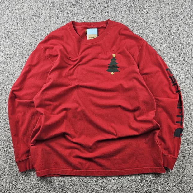 칼하트 크리스마스 트리 그래픽 프린팅 롱슬리브 ( XL ) / 10588