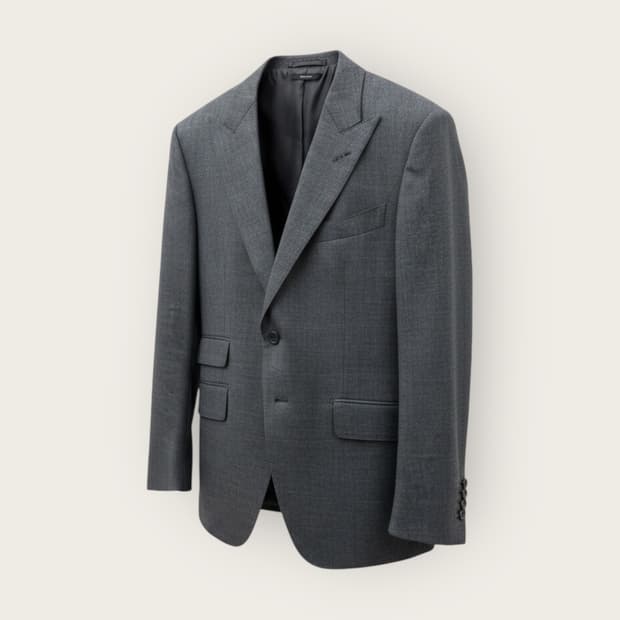 48/ 톰포드 윈저핏 견 블랜딩 2B 블레이저 자켓