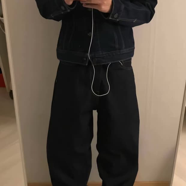 칼하트 로버트슨 데님 랜든 팬츠 블루 린스드