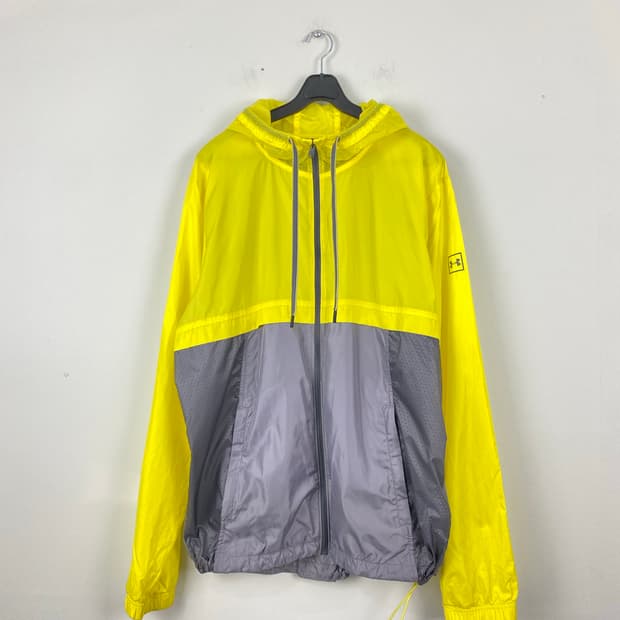 언더아머 형광 러닝 바람막이 L