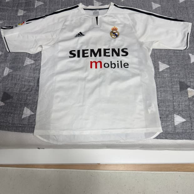 아디다스 레알마드리드 Siemens 유니폼 화이트 No5 Zid
