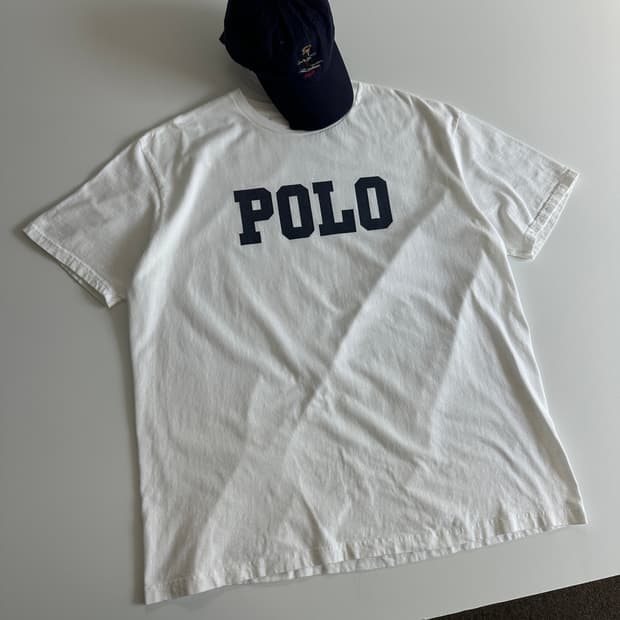 Polo 폴로 랄프로렌 90‘s POLO 화이트 반팔티