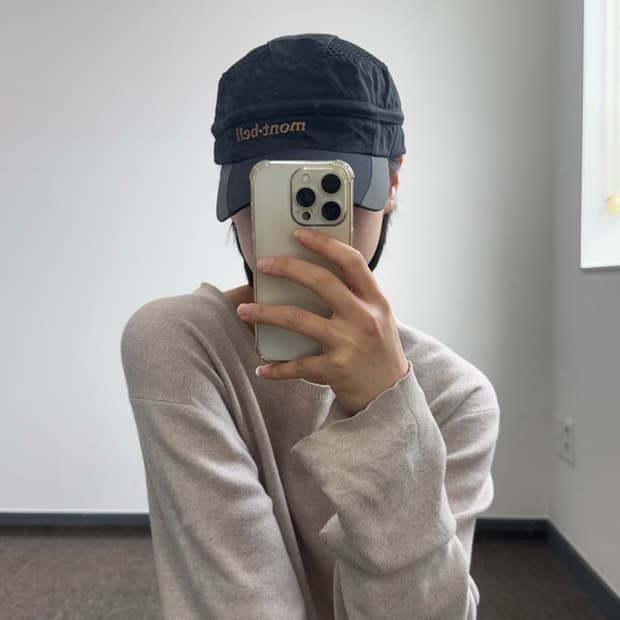 Mont bell 몽벨 메쉬 블랙 볼캡