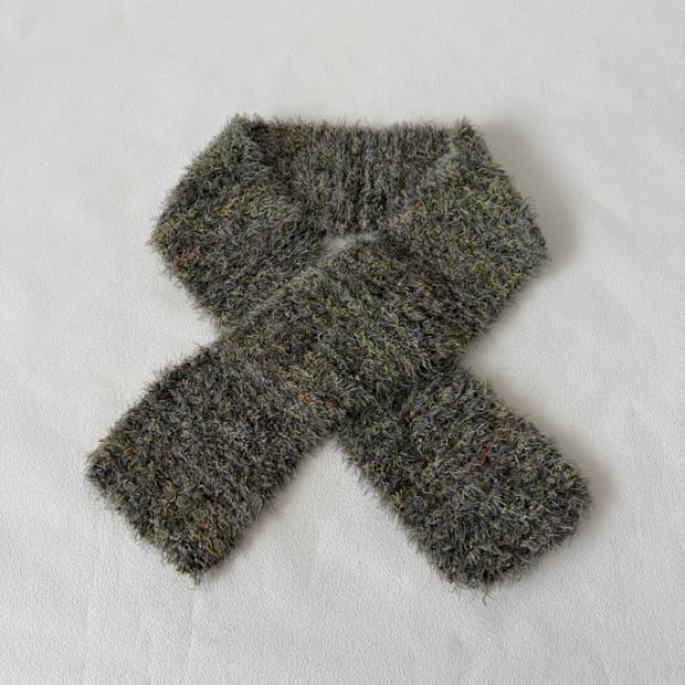 Pre owned 부클 머플러