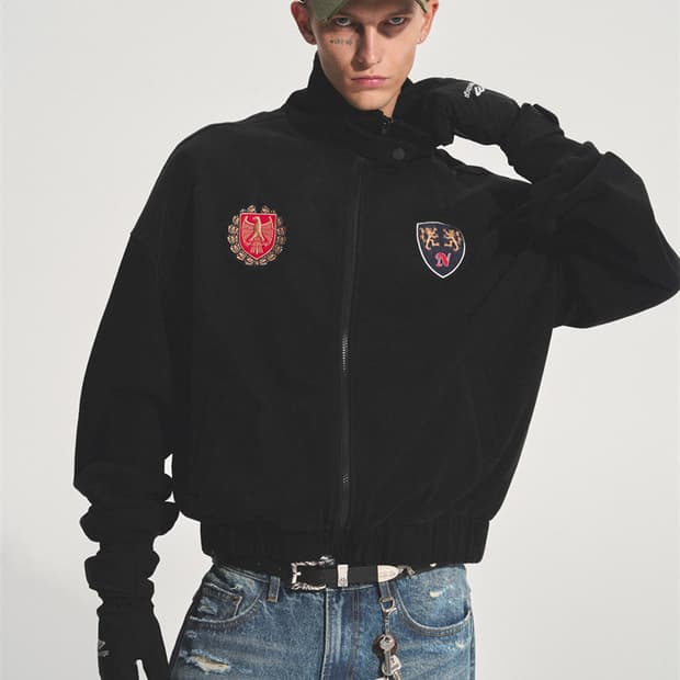  Bastard MEDAL COLLEGIATE ZIP HOODIE 