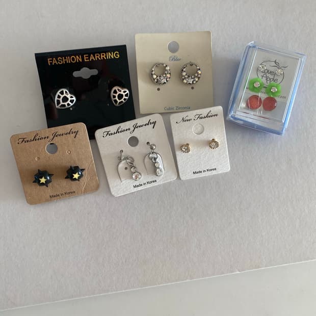 새상품 귀걸이 6종 세트
