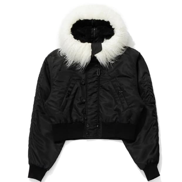 Open yy fur zipper hoodie ma-1 [2]