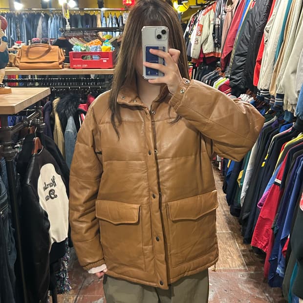 [HI] 빈티지 점퍼 베이지