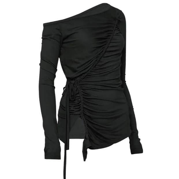 플레어업 Twisted One-Shoulder Long Sleeve