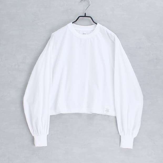 HYKE cropped big fit sleeve _ S5825