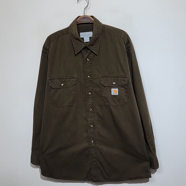 (XL) 칼하트 남방 포켓 로고 셔츠 아메카지 캐주얼 