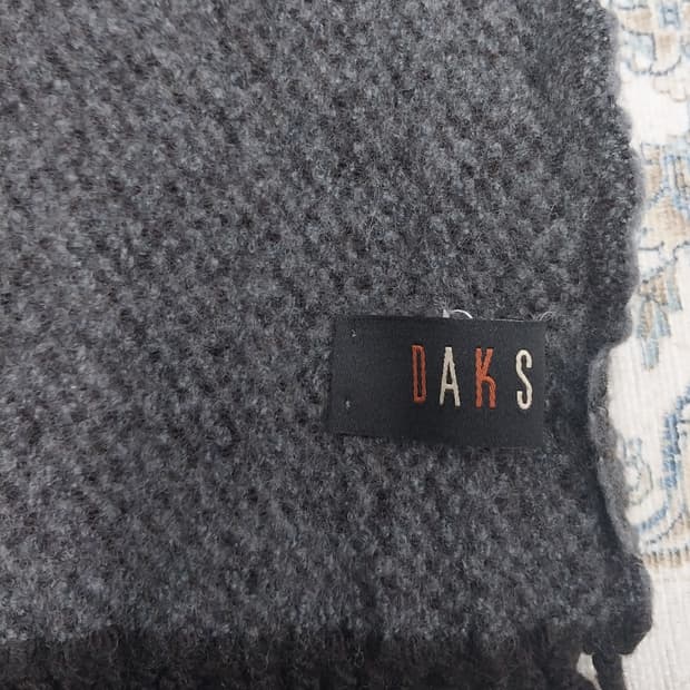 닥스 이태리 헤링본 버진울 머플러