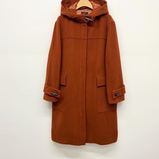 JPN) JOSEPH 조셉 후드 더플 코트 브라운