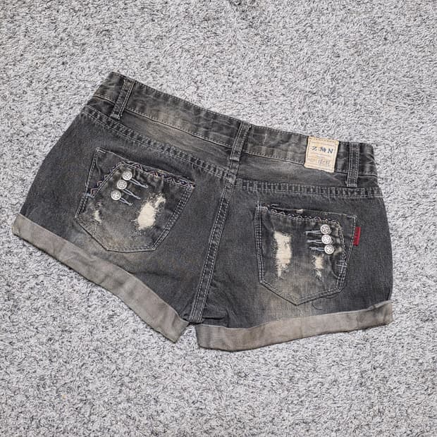 빈티지 갸루 오네갸루 펑크 오리엔탈 로우라이즈 팬츠 y2k  d.i.a깔