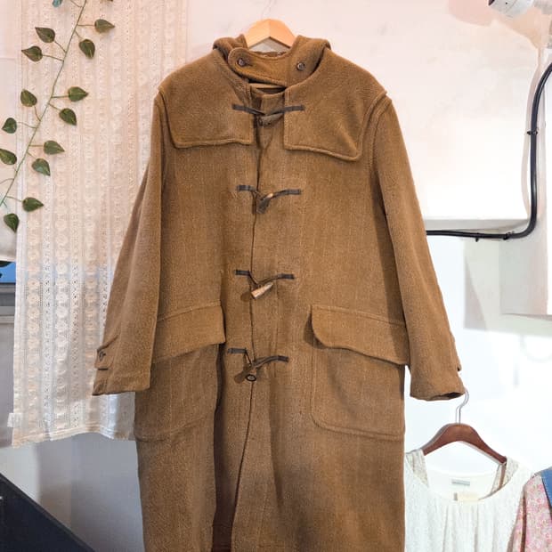 카멜 울 떡볶이 코트