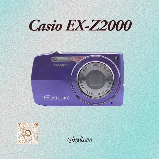 외관 A급> (로제, 모카, 아일릿) 카시오 엑슬림 z2000 퍼플