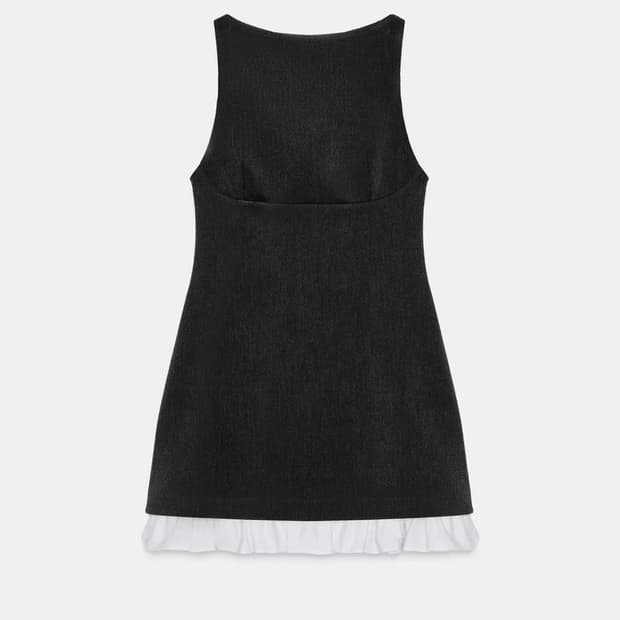 자라 프릴 미니 원피스 XS